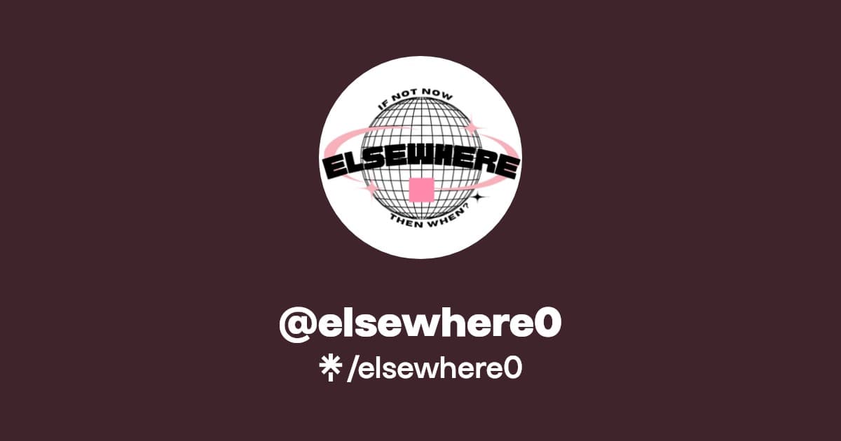 Elsewhere