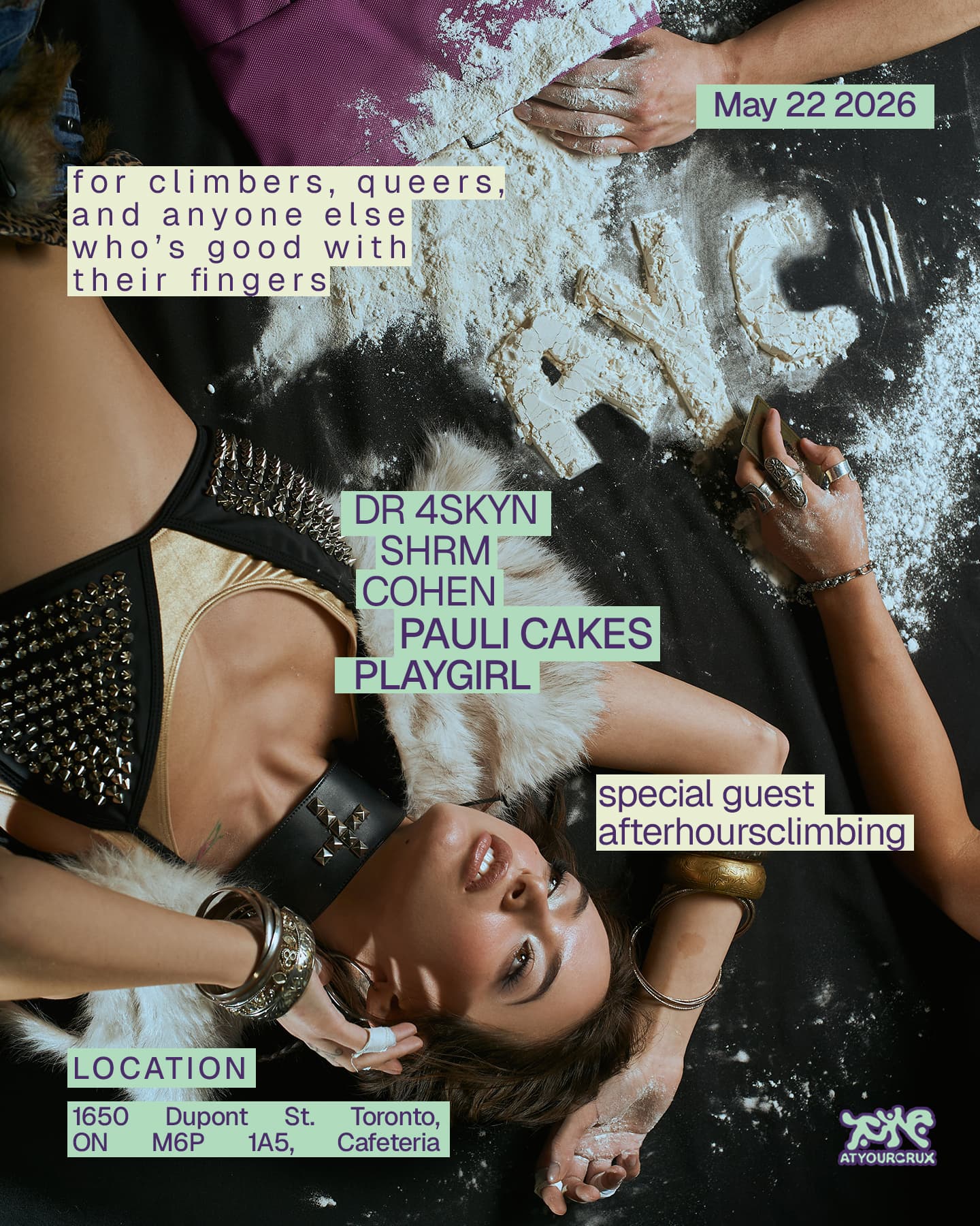 ATYOURCRUX PRESENTS: Pauli Cakes, PLAYGIRL, COHEN, AND MORE