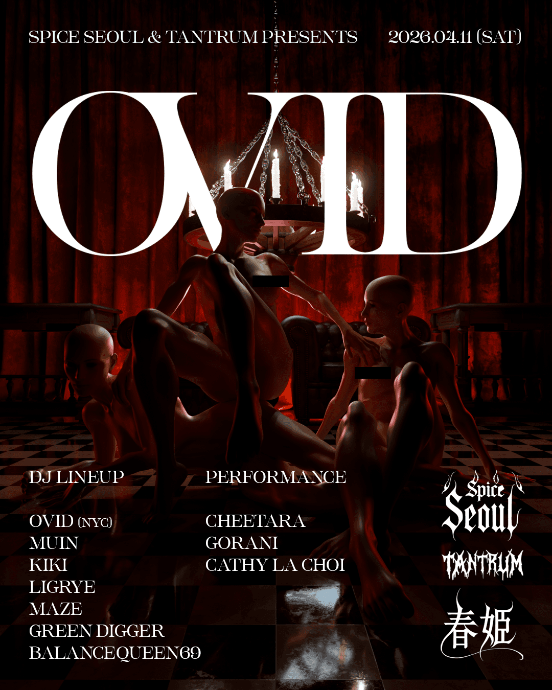 SPICE SEOUL X TANTRUM PRESENTS: Ovid (NYC)