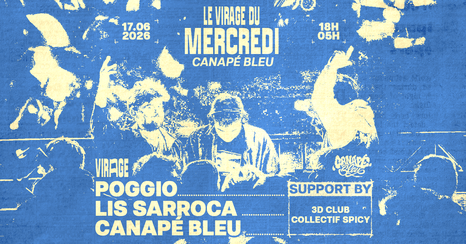 Le Virage du Mercredi x Canapé Bleu: Poggio, Lis Sarroca