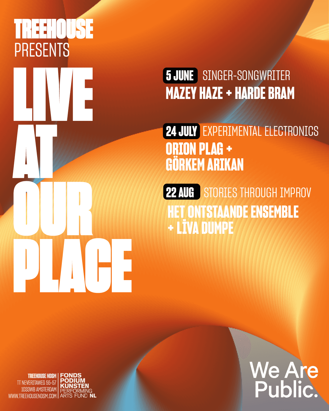 LIVE AT OUR PLACE: MAZEY HAZE + HARDE BRAM
