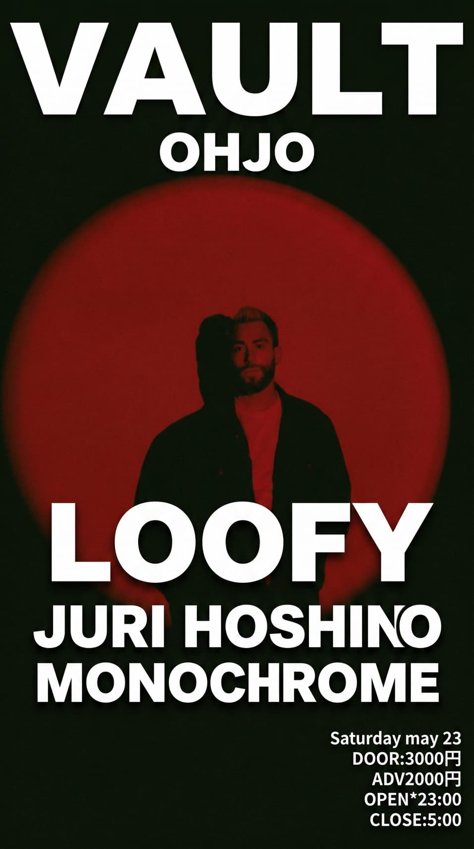 Nervous Records Artist Loofy at Ohjo Bldg