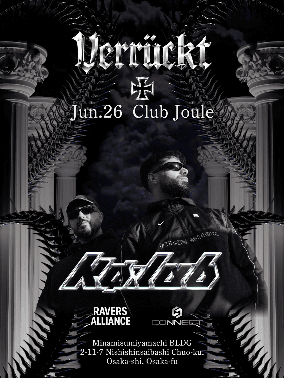 Verrückt Osaka with Kø:lab - Hard Bounce & Techno All Night Long