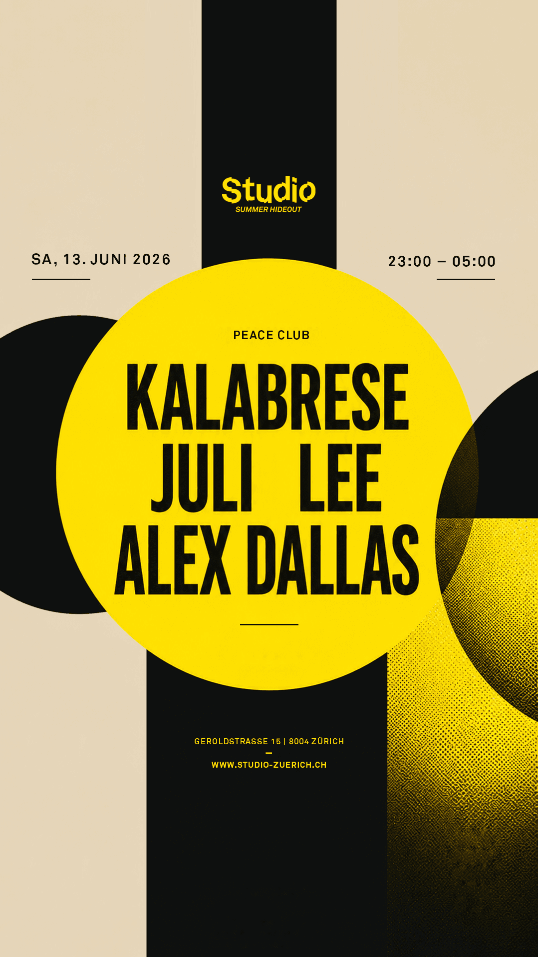 PEACE CLUB: Kalabrese - Juli Lee - Alex Dallas