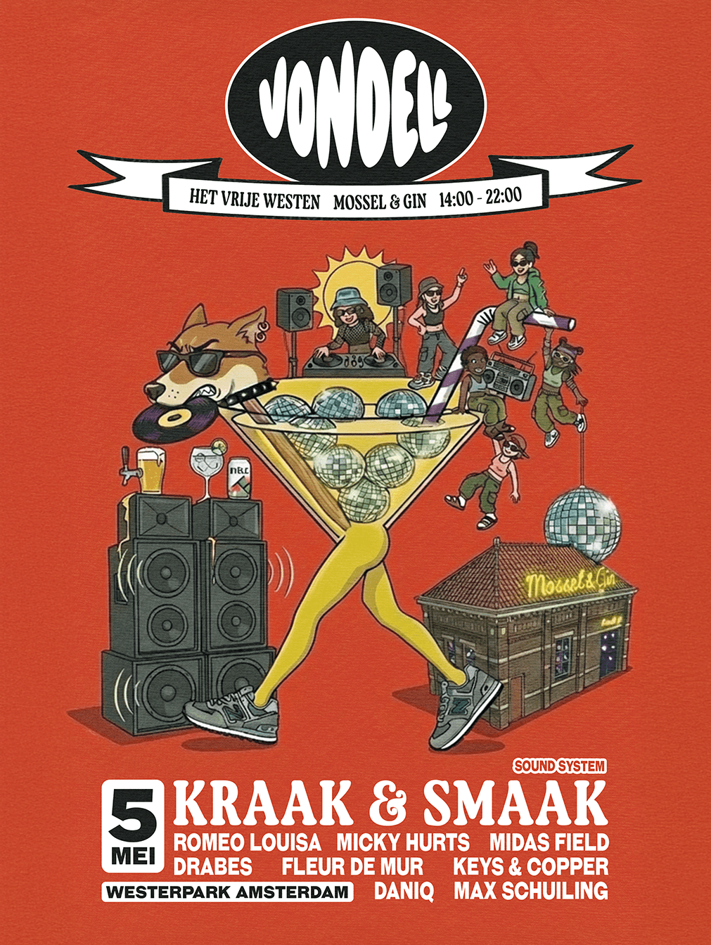 Vondell x Mossel & Gin – Het Vrije Westen