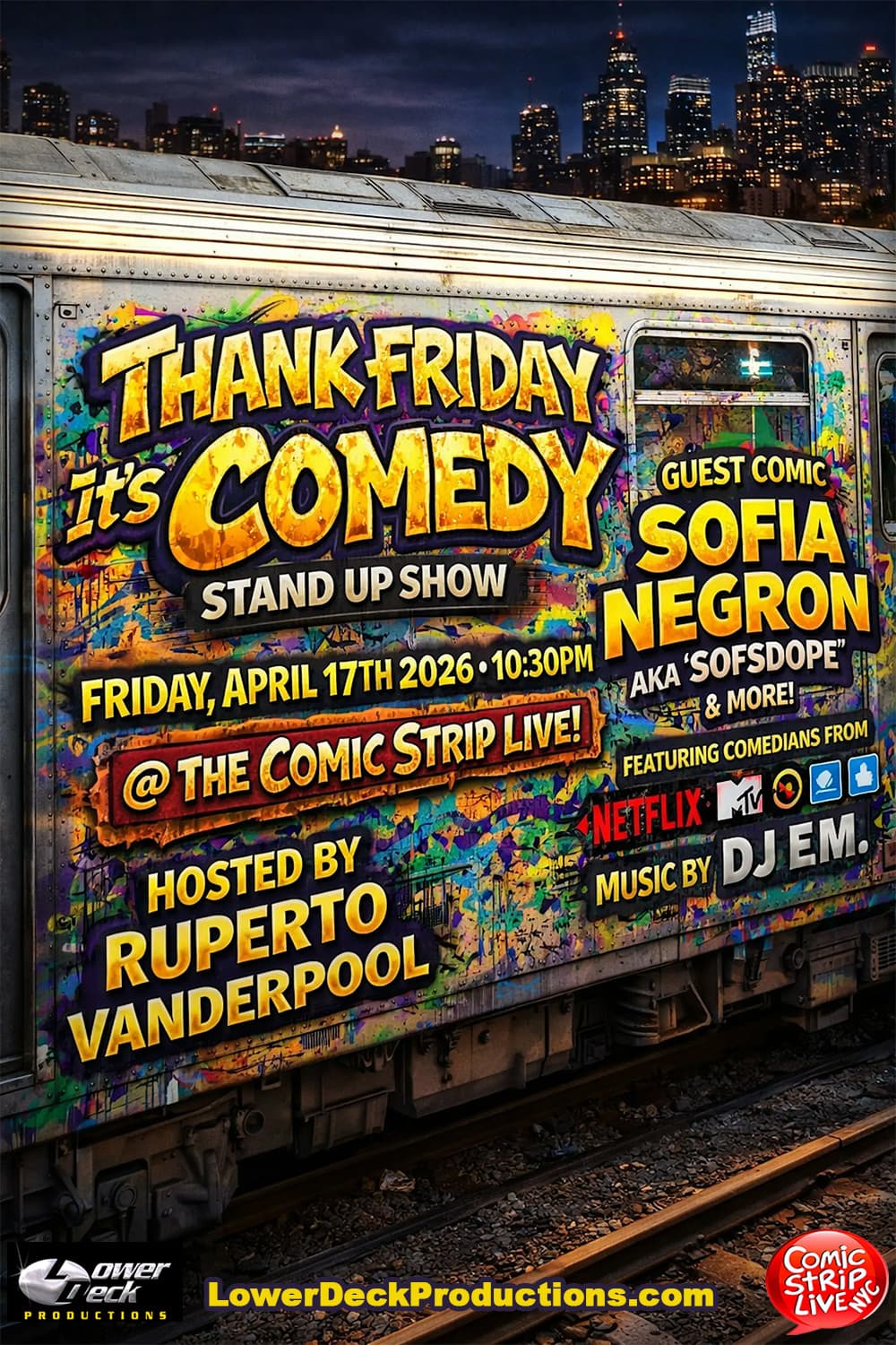 Thank Comedy It's Friday at Comic Strip Live