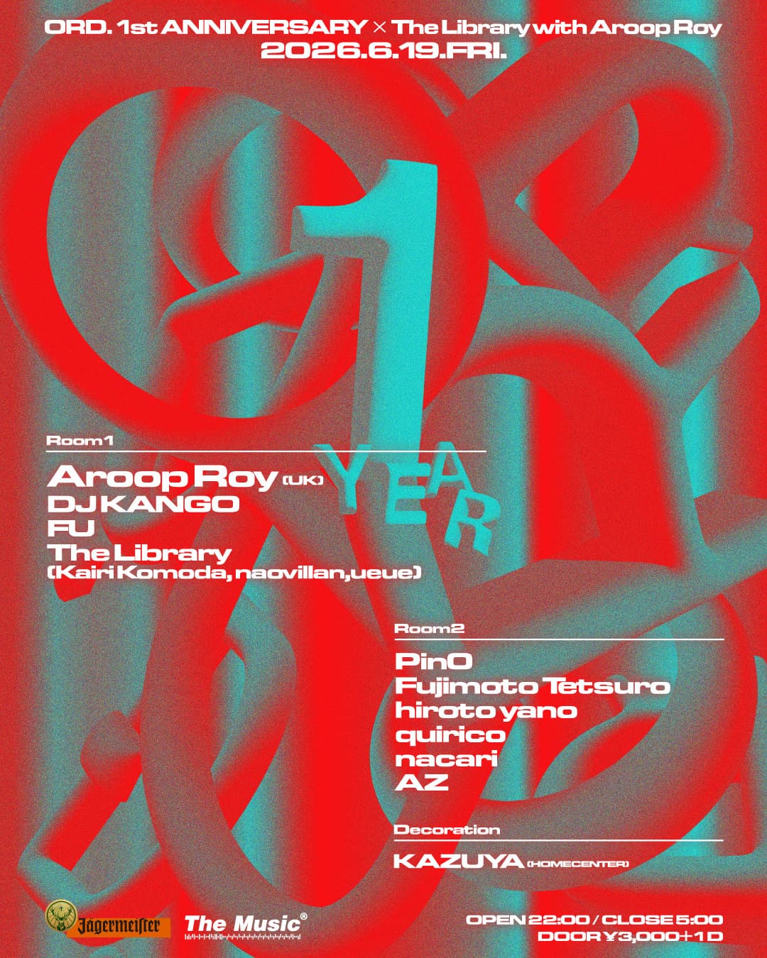 ORD. 1周年興行イベント × The Library with Aroop Roy - DAY2