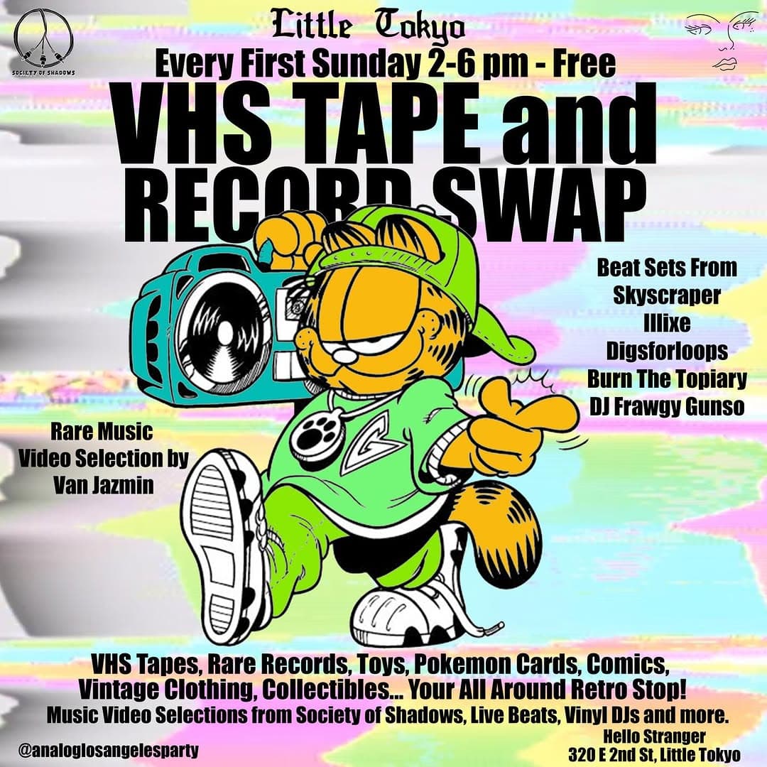 Little Tokyo VHS Tape and Record Swap