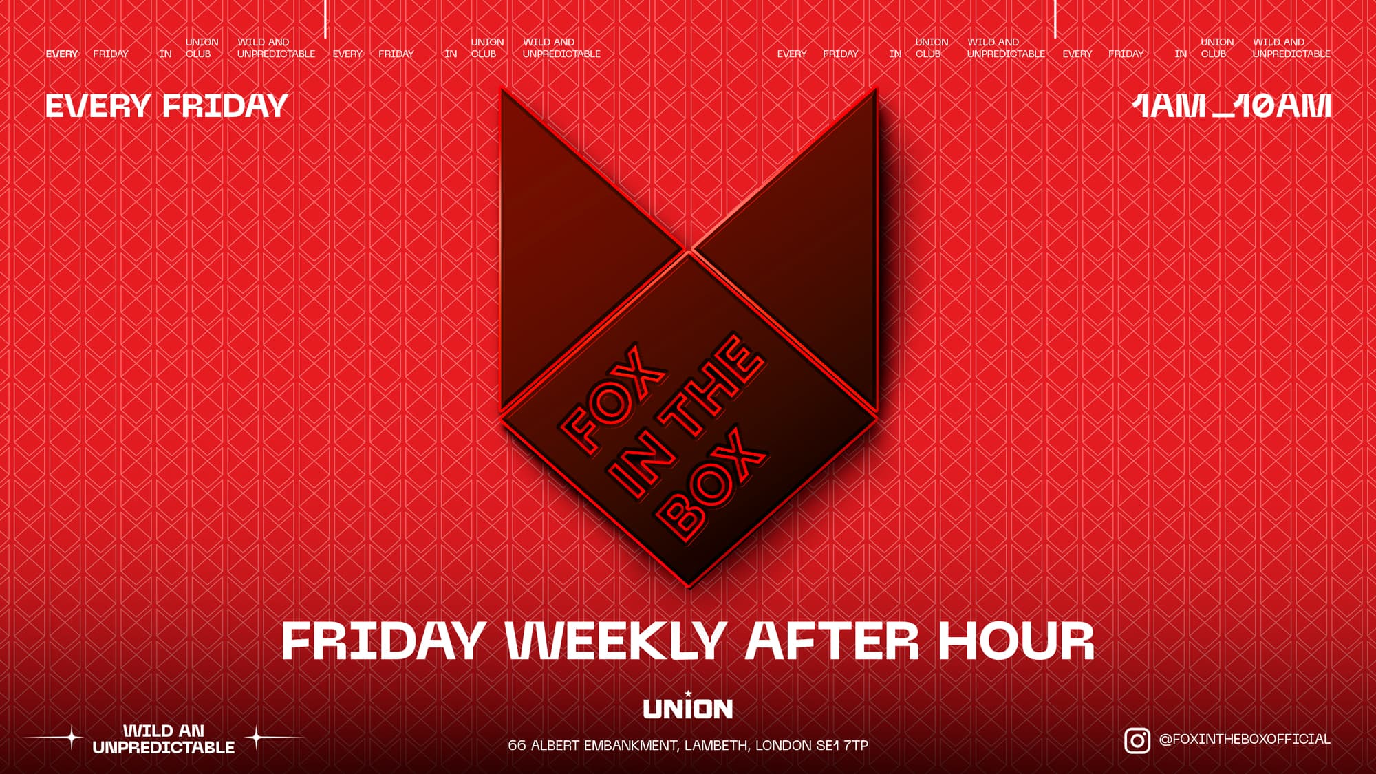THE AFTERPARTY AT FOX IN THE BOX (Open Until 10 AM )