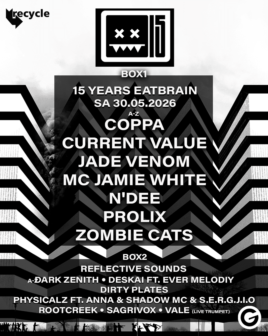 Recycle: 15 YEARS EATBRAIN