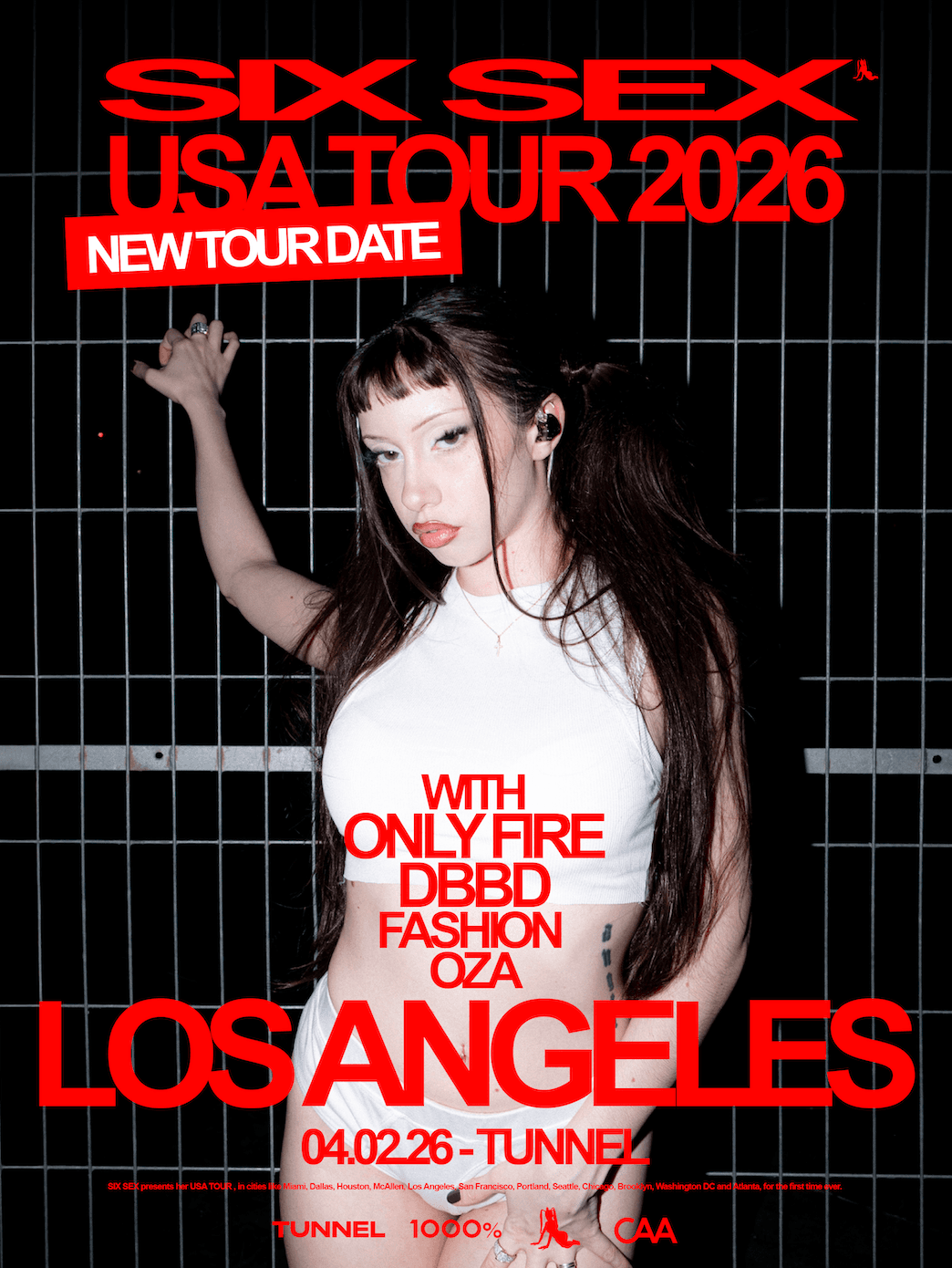 TUNNEL presents: Six Sex, DBBD, Only Fire, OZA