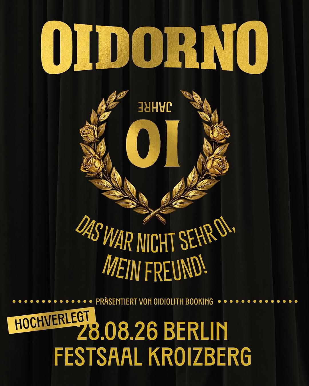10 Jahre Oidorno - Jubiläums-Tour 2026