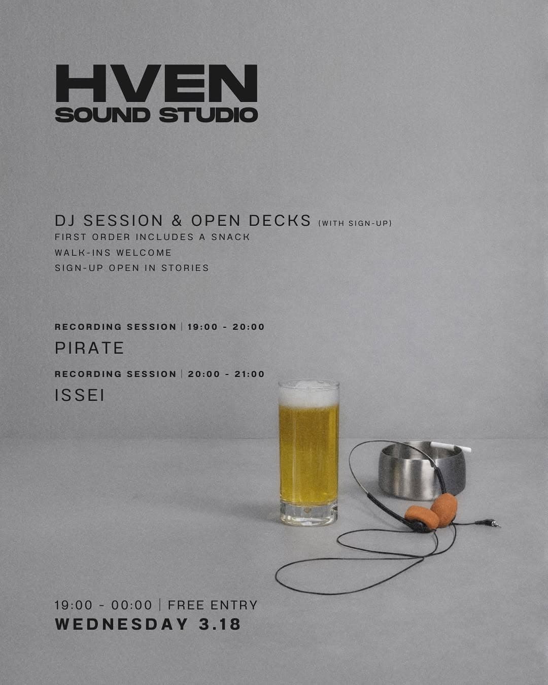 HVEN Sound Studio - DJ Sessions
