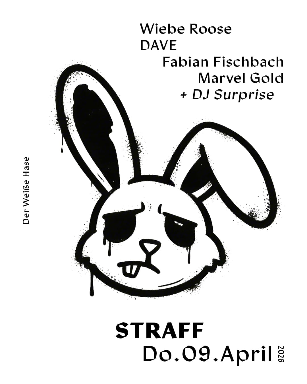 STRAFF – Thursday Techno / 5€ before 1 AM