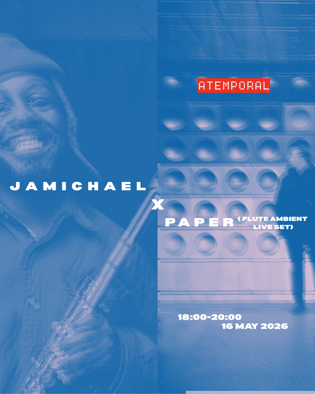 Live Performance — JaMichael & PAPER (Flute Ambient live set)