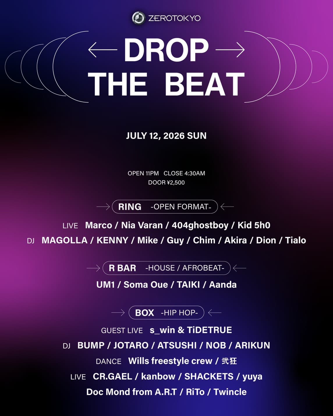 DROP THE BEAT