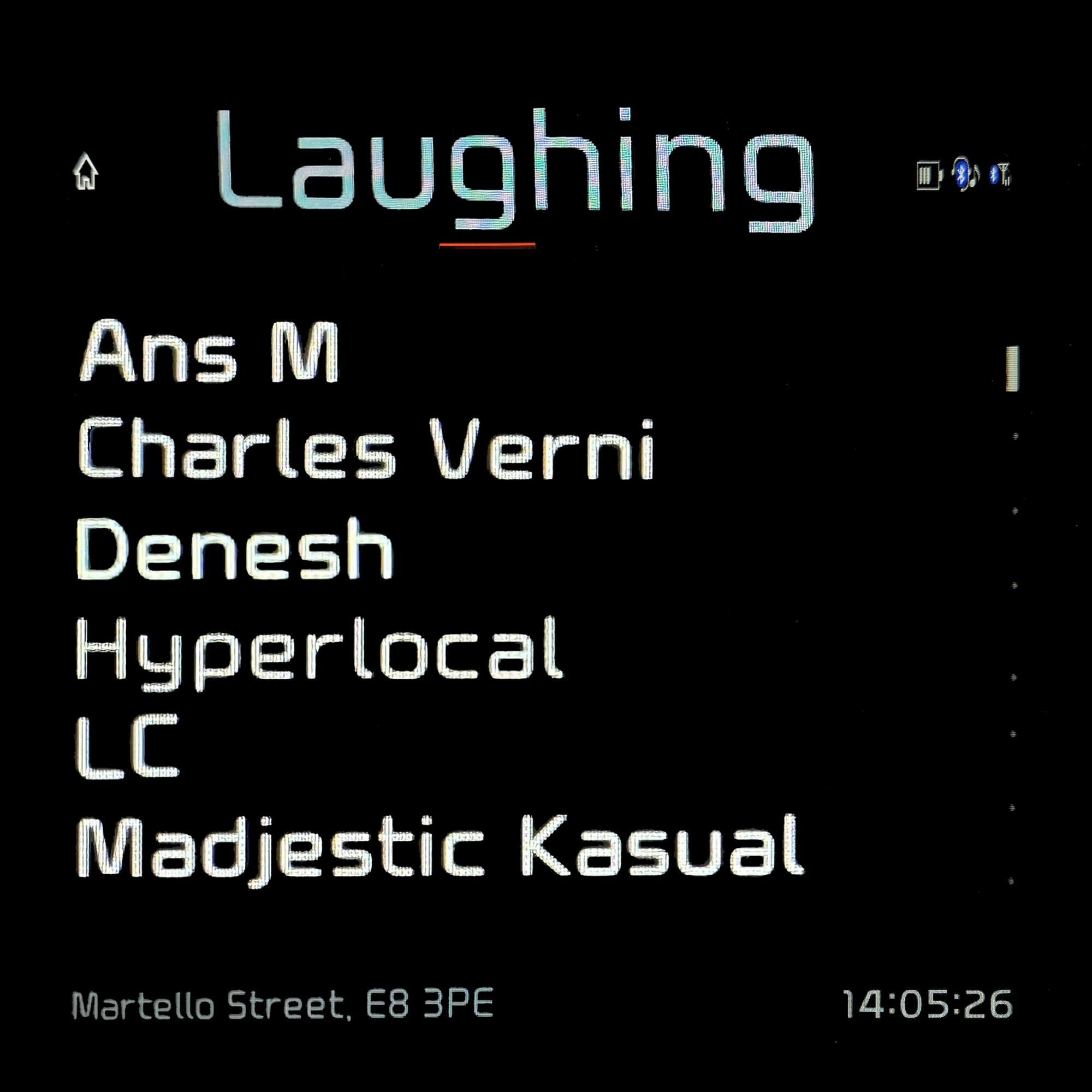 Laughing