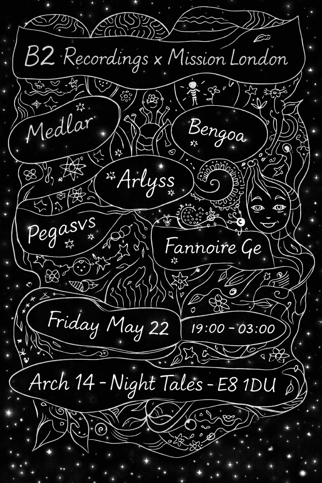 B2 Recordings X Mission London w/ Medlar, Bengoa, ARLYSS, Pegasus, Fannoire Ge