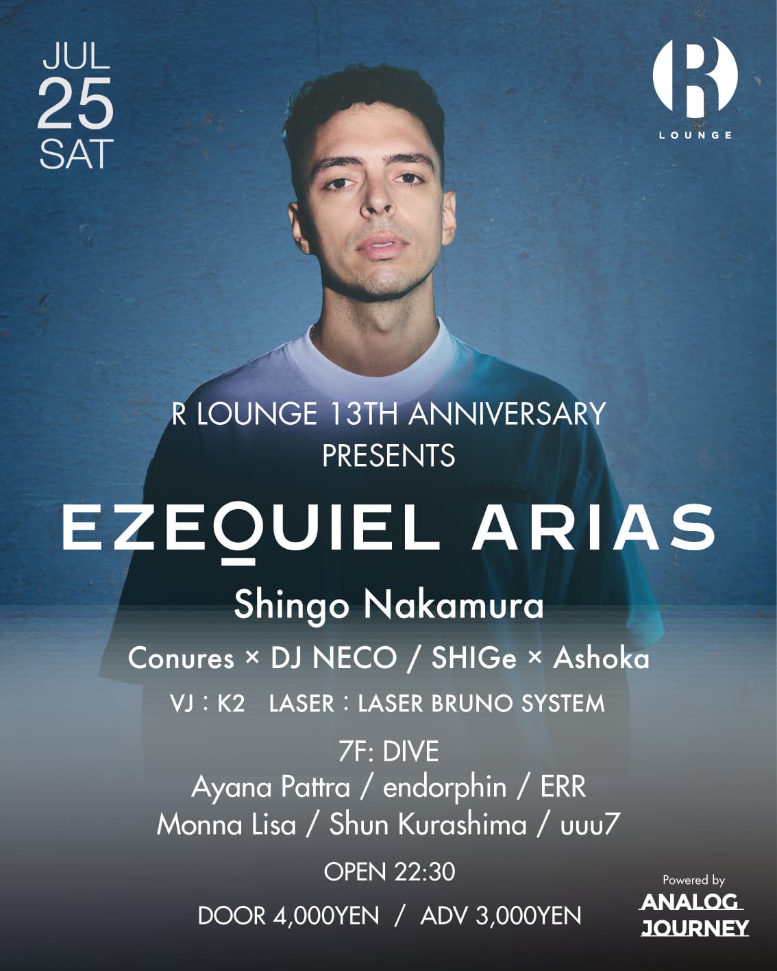 R Lounge 13TH ANNIVERSARY PRESENTS Ezequiel Arias