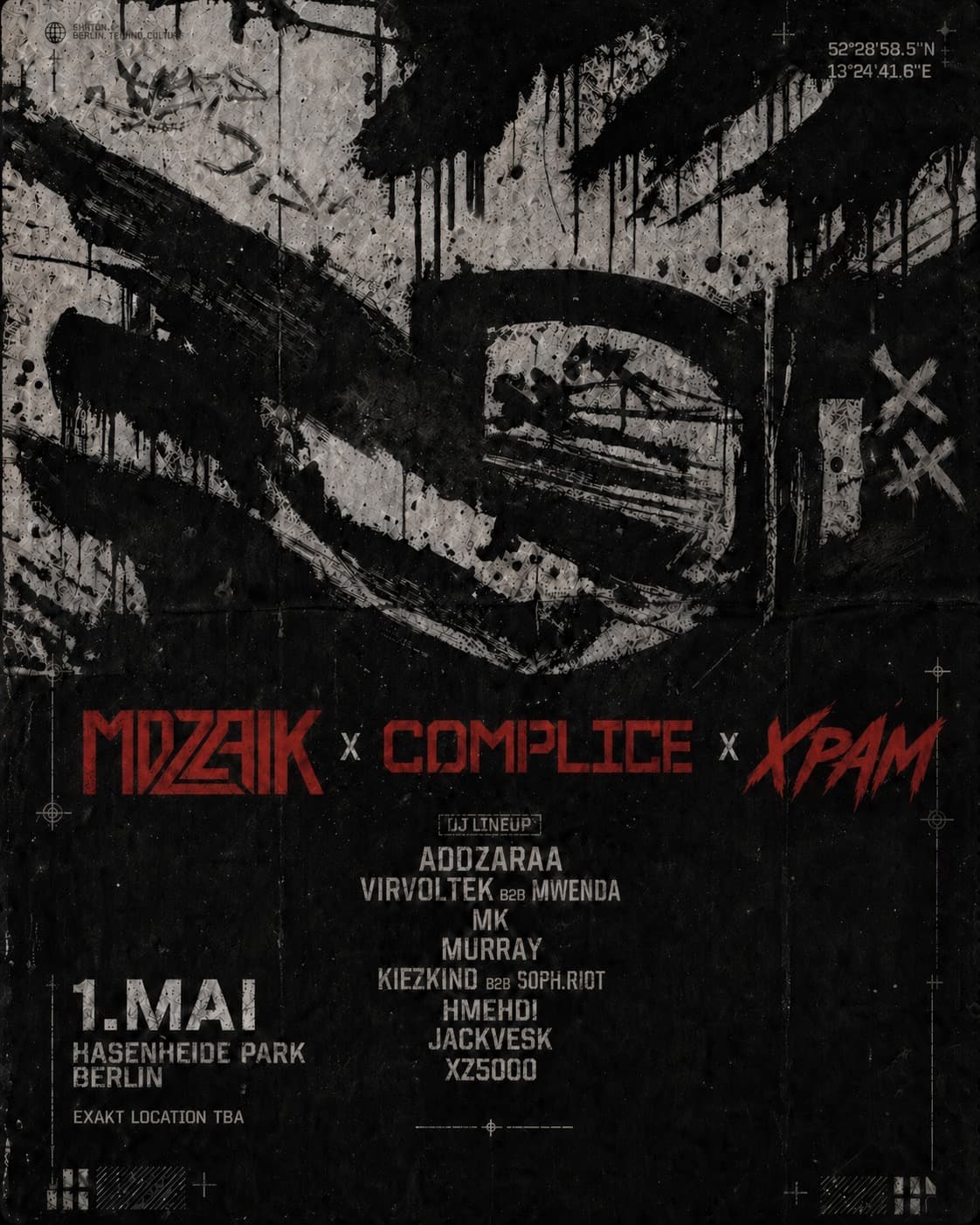 mozaïk X COMPLICE: 1st of May Takeover
