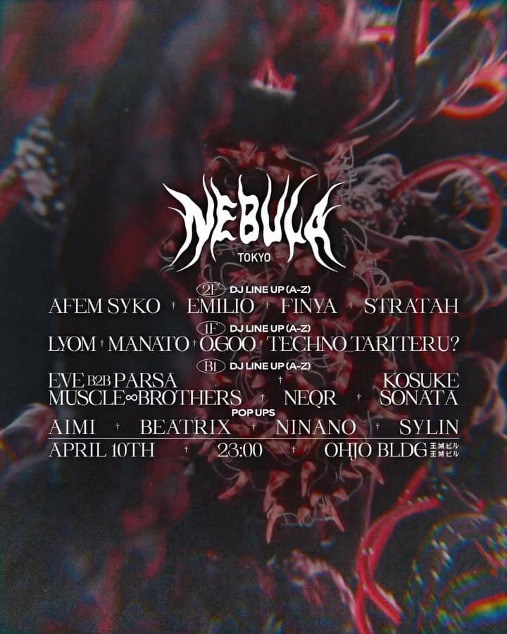 NEBULA Hard Techno / Hardgroove / Trance welcomes Afem Syko
