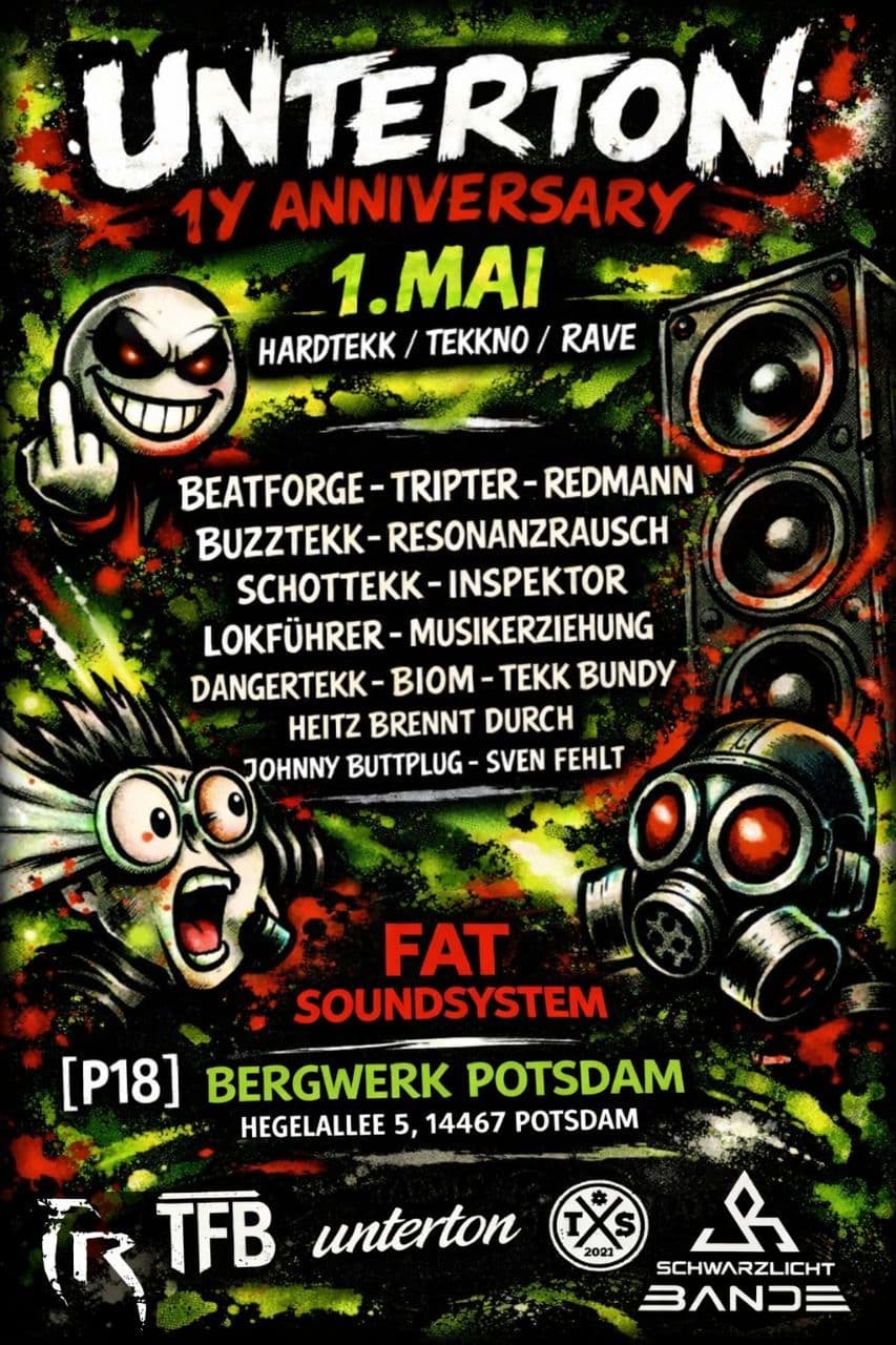 1Y UNTERTON ANNIVERSARY /w Tripter, Beatforge, Redmann