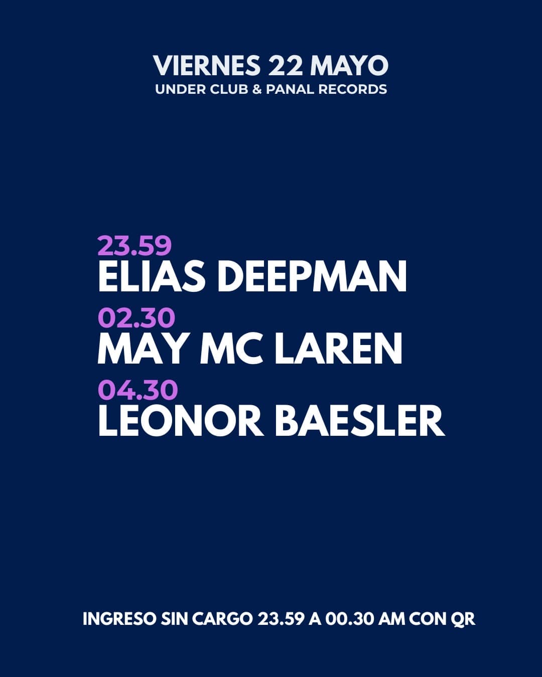 Under Club & PANAL RECORDS