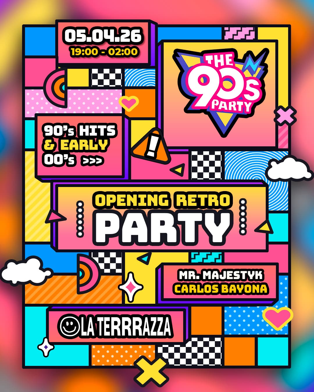 The 90s Party Opening 2026 La Terrrazza