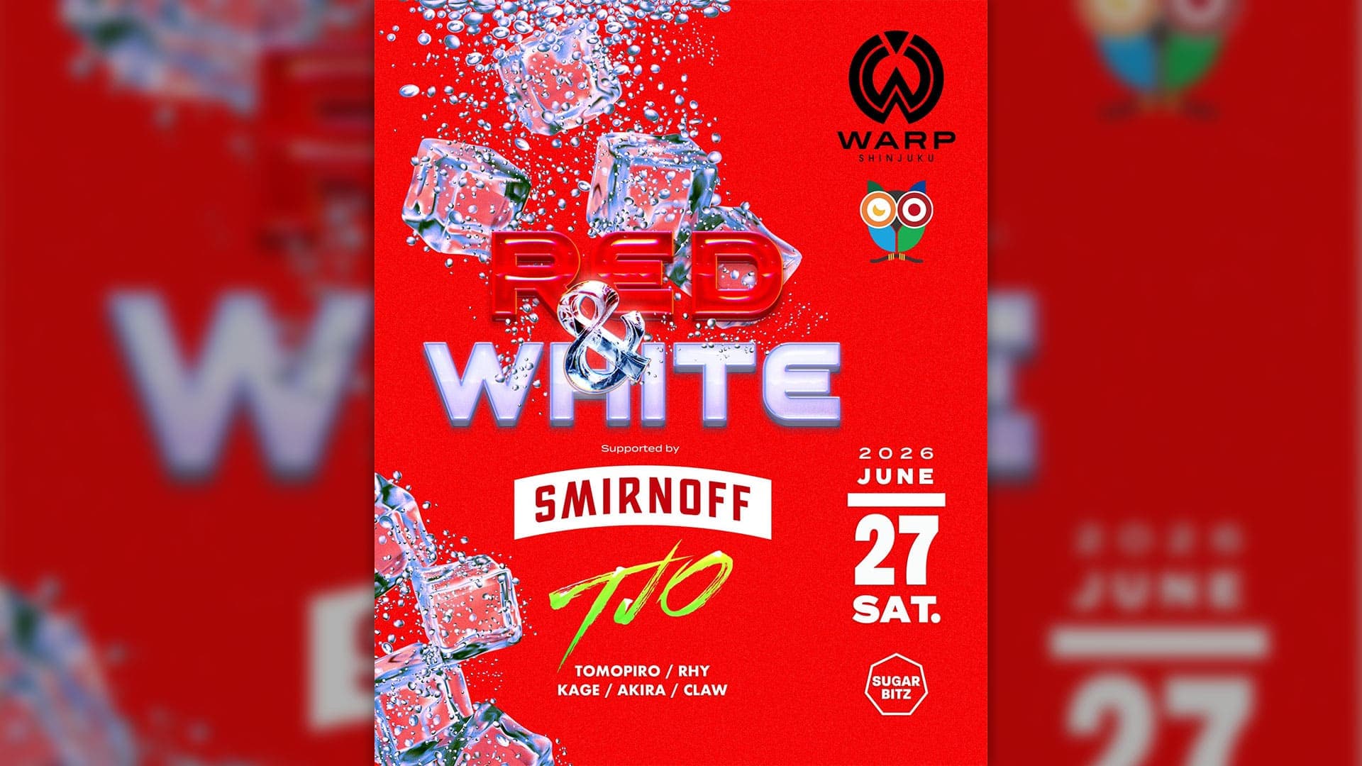 RED&WHITE Supported by SMIRNOFF