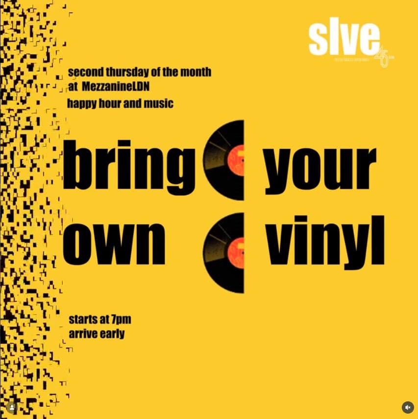 SLVE Vinyl Open Decks at The Mezzanine