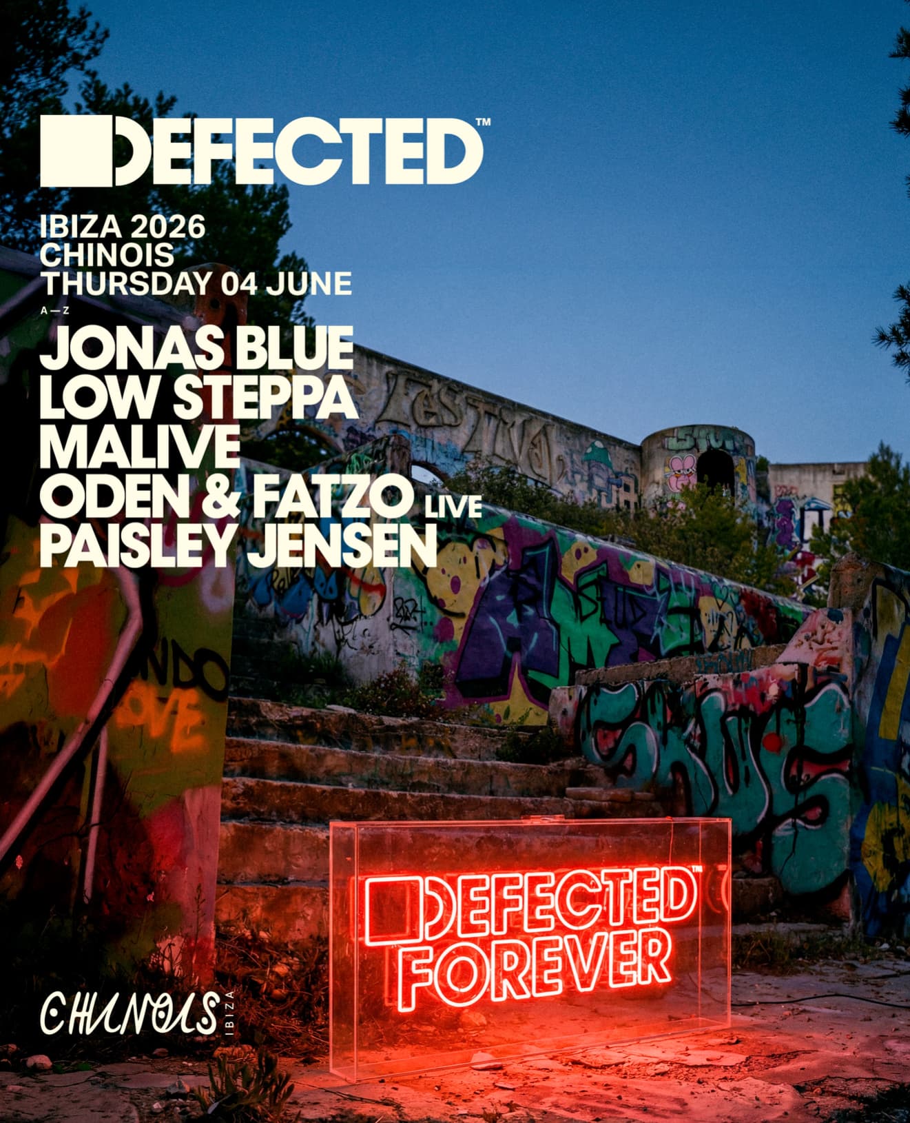 Defected: Jonas Blue, Low Steppa, Malive, Oden & Fatzo, Paisley Jensen