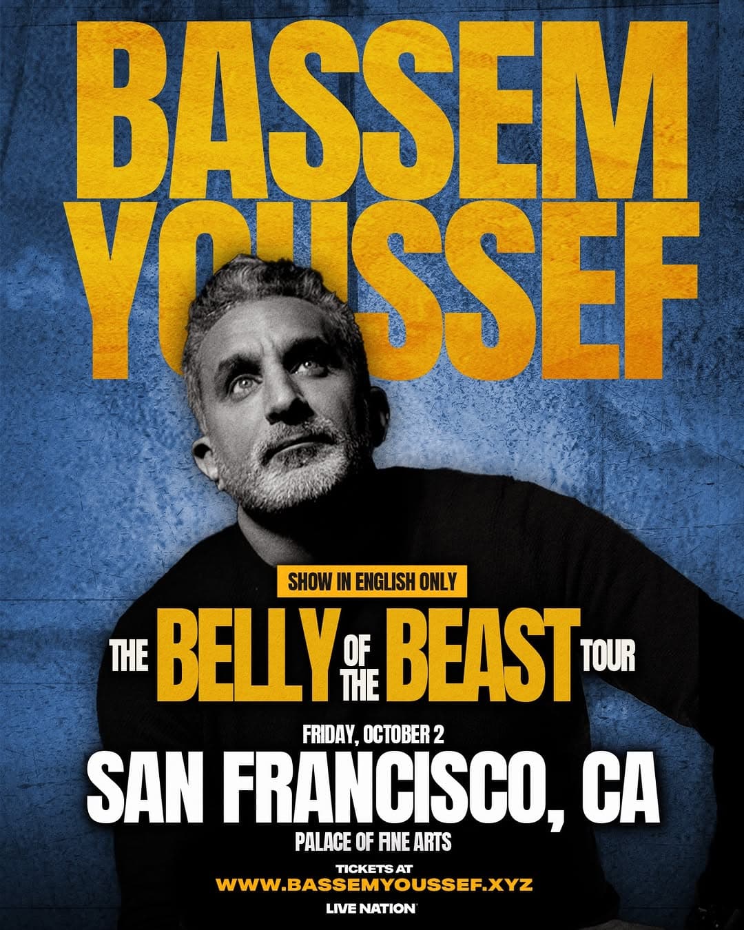 Bassem Youssef with The Belly of the Beast Tour