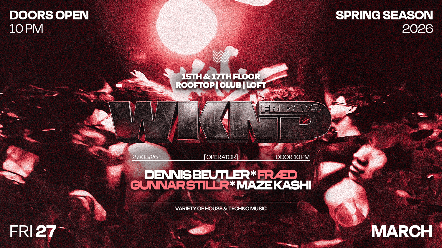 WKND X OPERATOR - Dennis Beutler & Gunnar Stiller B-DAY