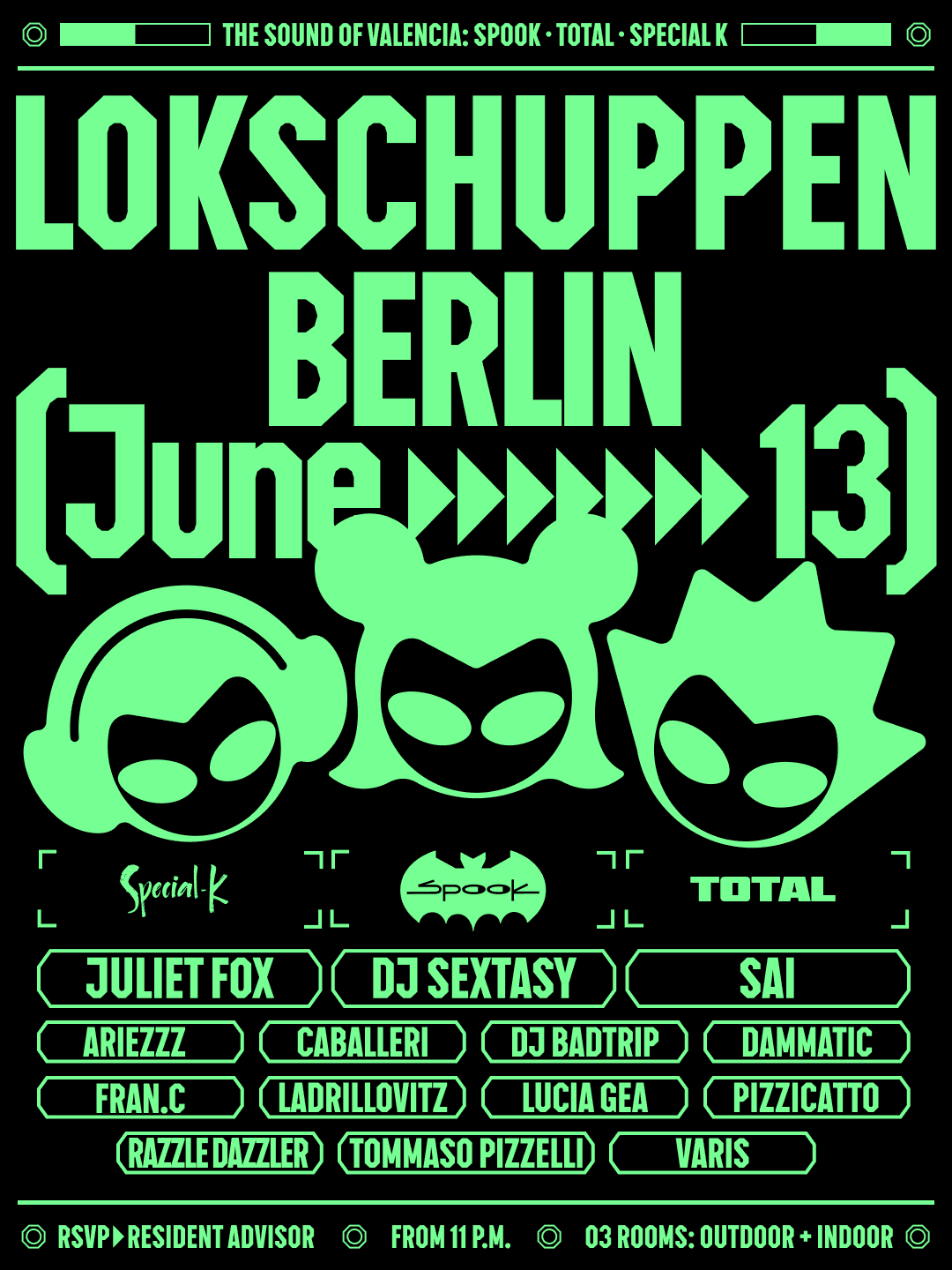 Spook Club pres. DJ SEXSTASY, Juliet Fox, LUCIA GEA, Ariezzz, Razzle Dazzler