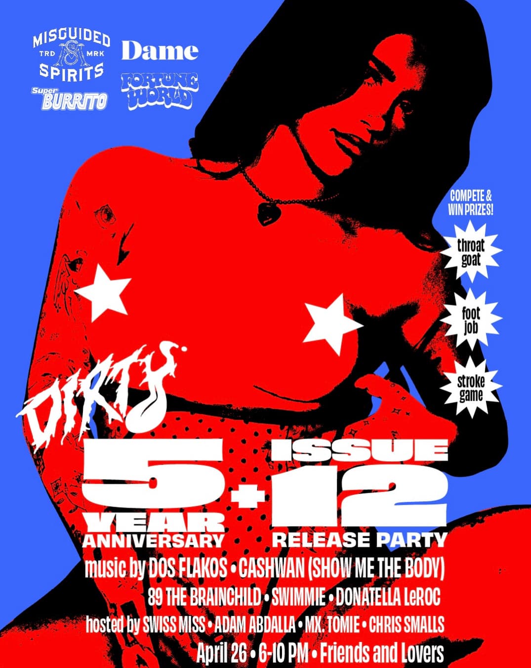 Dirty Magazine Issue 12 Release and 5th Anniversary Party