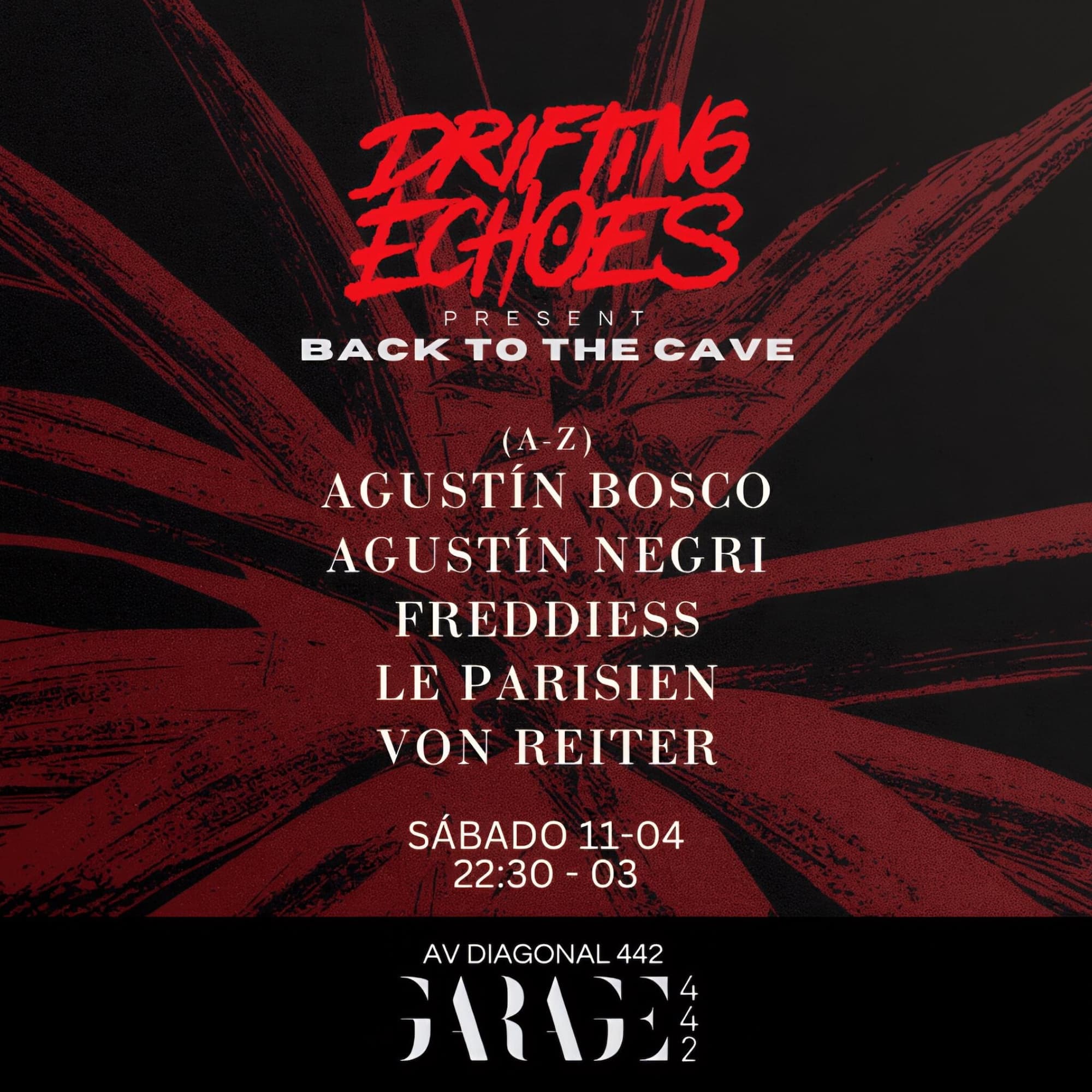 Drifting Echoes presents Back to the Cave (Free Entrance)