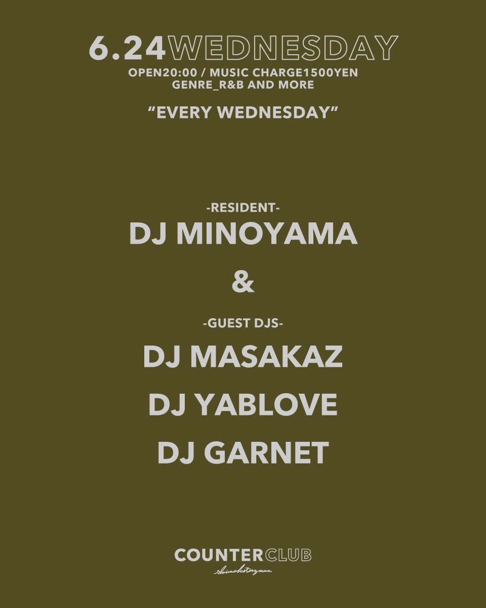 EVERY WEDNESDAY