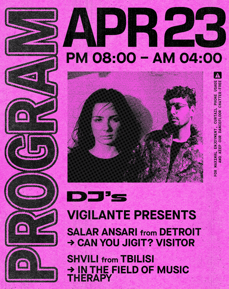 Vigilante presents: Salar Ansari + Shvili
