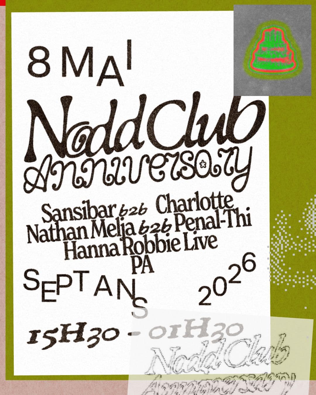 Nodd Anniversary: Sansibar B2b Charlotte, Nathan Melja B2b Penal-Thi, Hanna Robbie live, PA