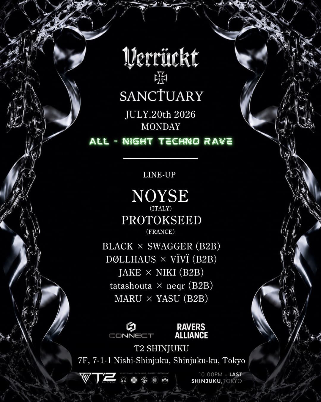 Verrückt - ALL NIGHT TECHNO RAVE -