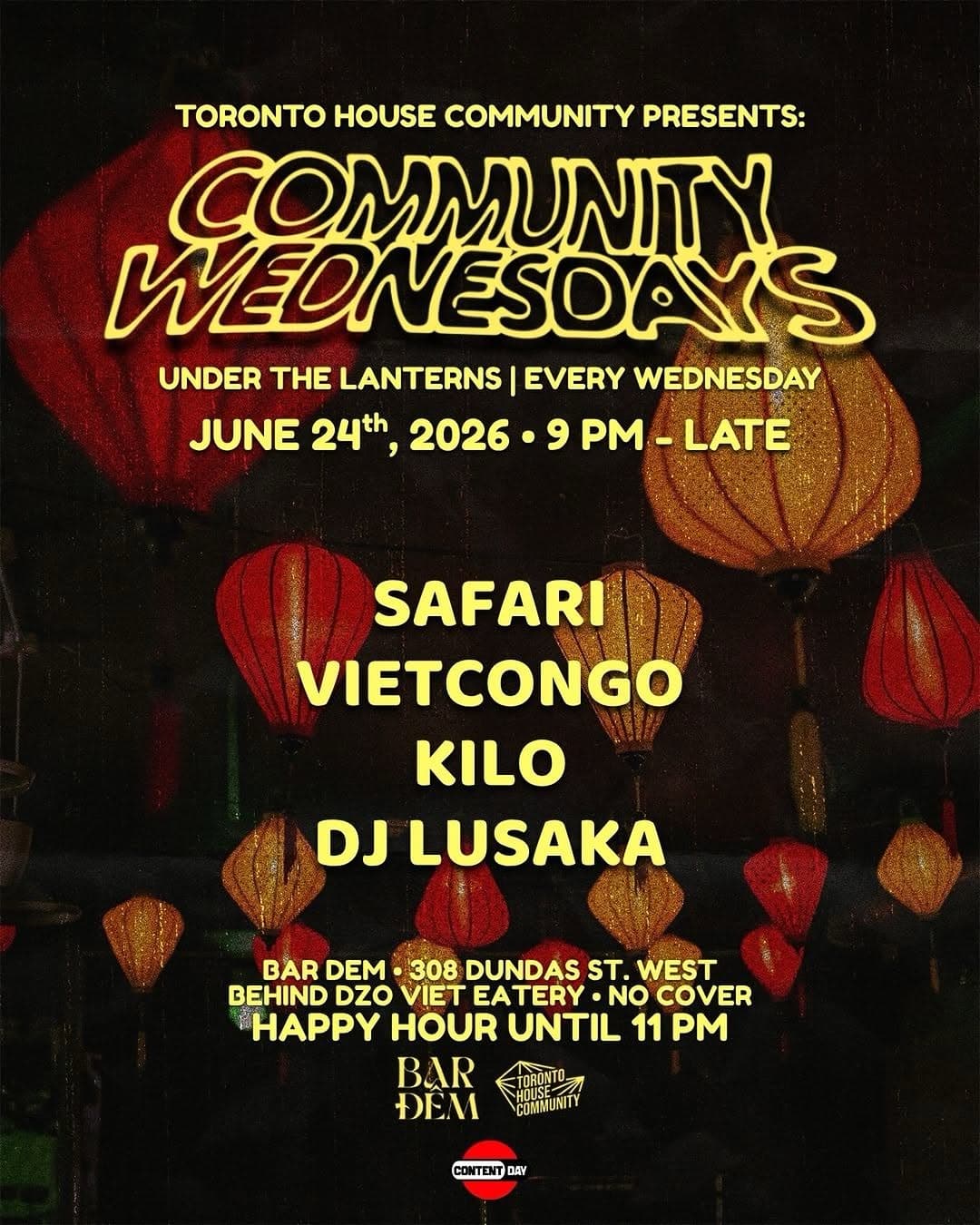 COMMUNITY WEDNESDAYS — THC x CONTENT DAY