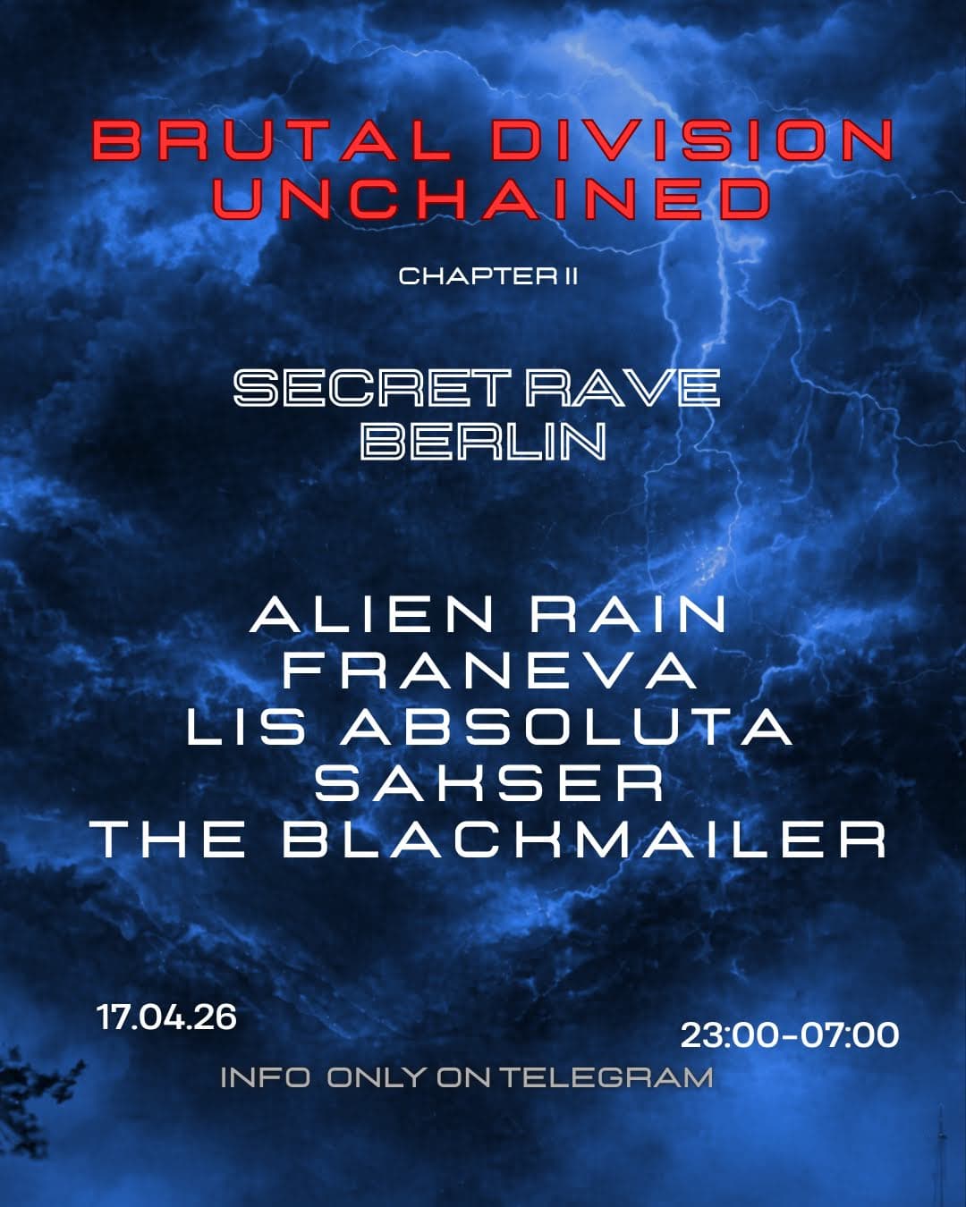 Brutal Division Unchained: Chapter II w/ Alien Rain, Franeva, The BlackMailer & More