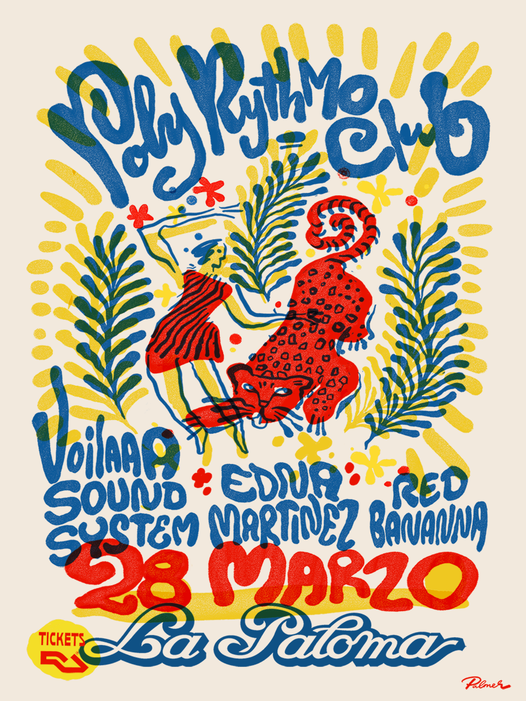 Poly-Rythmo Club: Voilaaa Sound System + Edna Martinez + Red Bananna