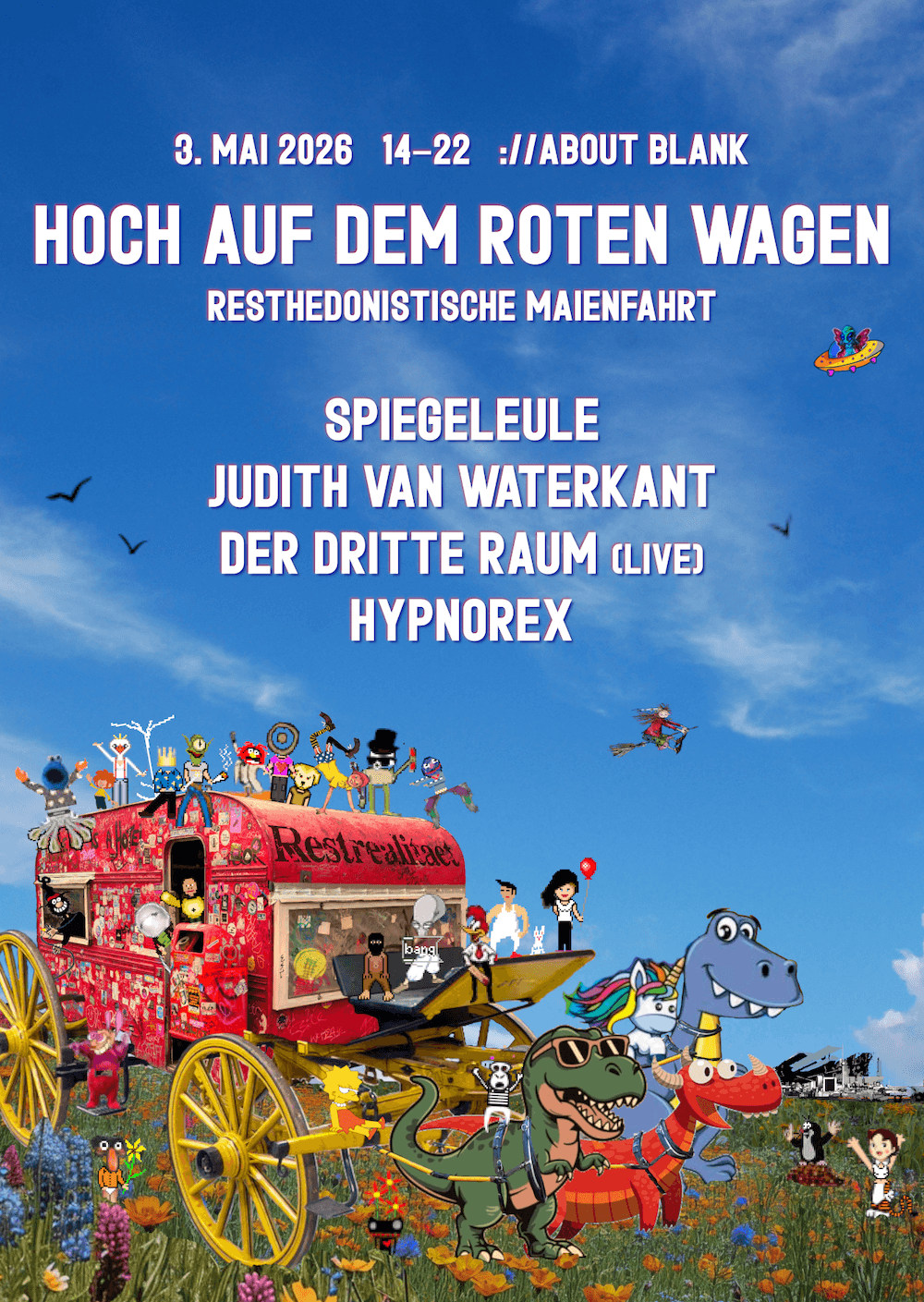 HOCH AUF DEM ROTEN WAGEN – RResthedonistische MaienfahRRt