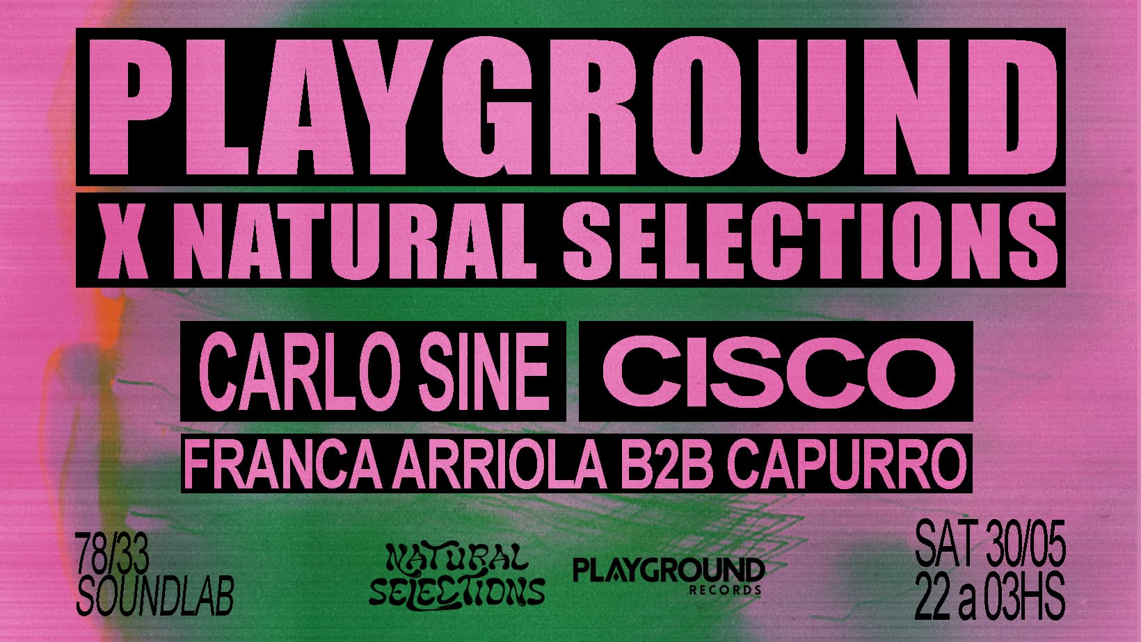 Playground X Natural Selections