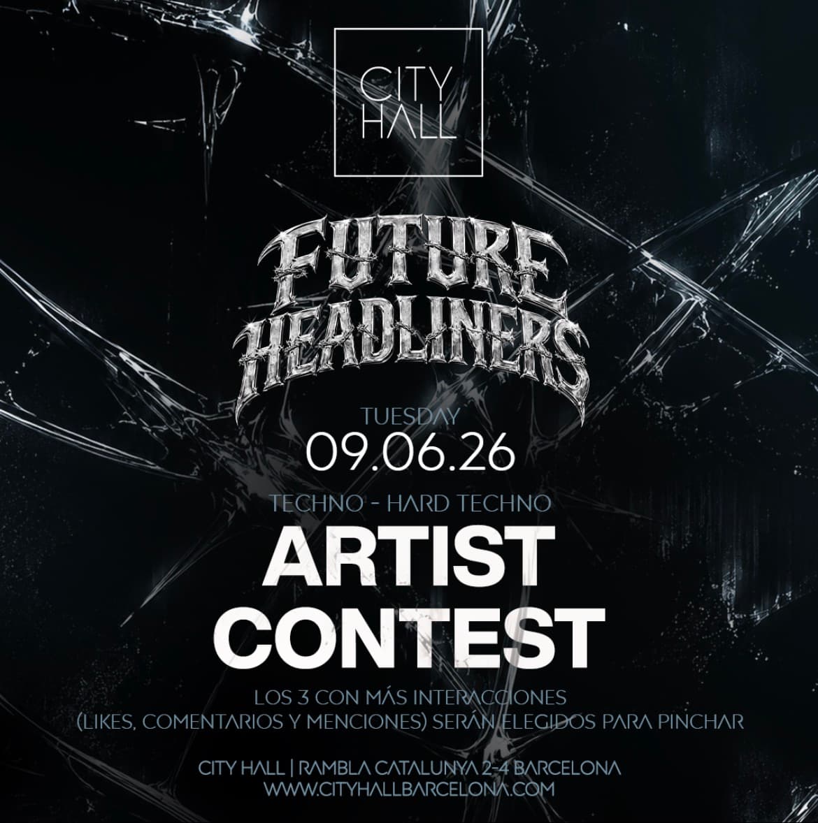 City Hall pres. FUTURE HEADLINERS - Tuesday I Free Entry