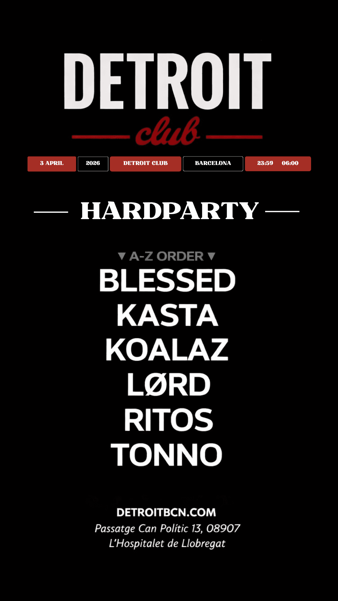 THE NOT OFFICIAL AFTER PARTY