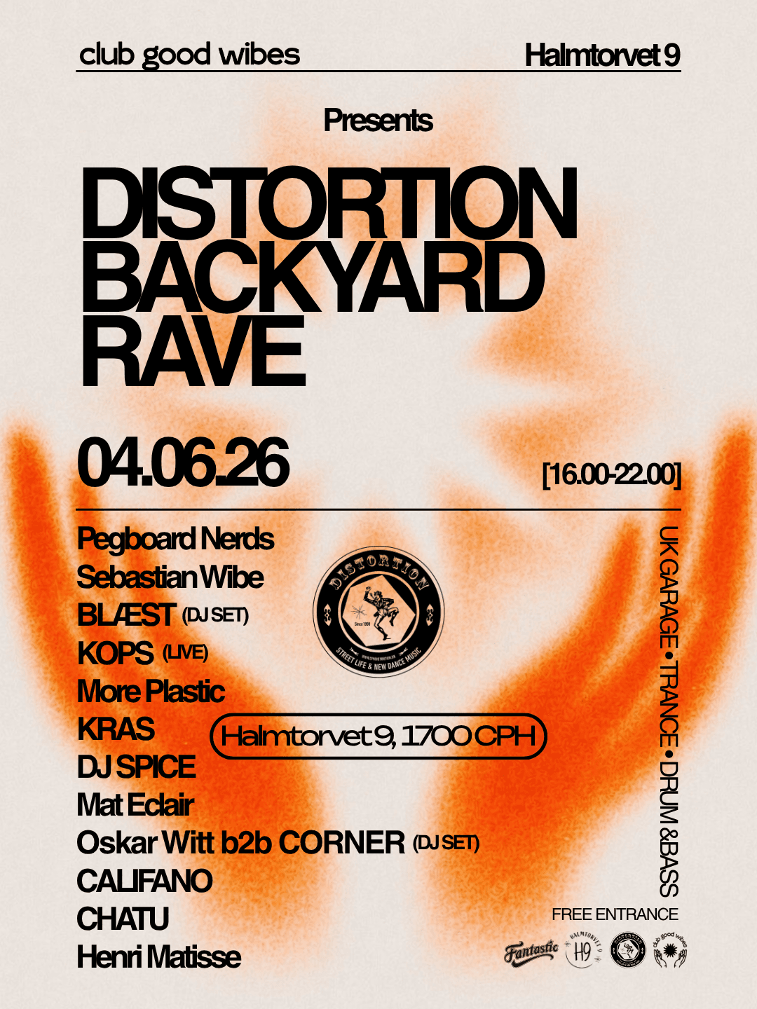DISTORTION x CLUB GOOD WIBES x H9 // Vesterbro Street Party