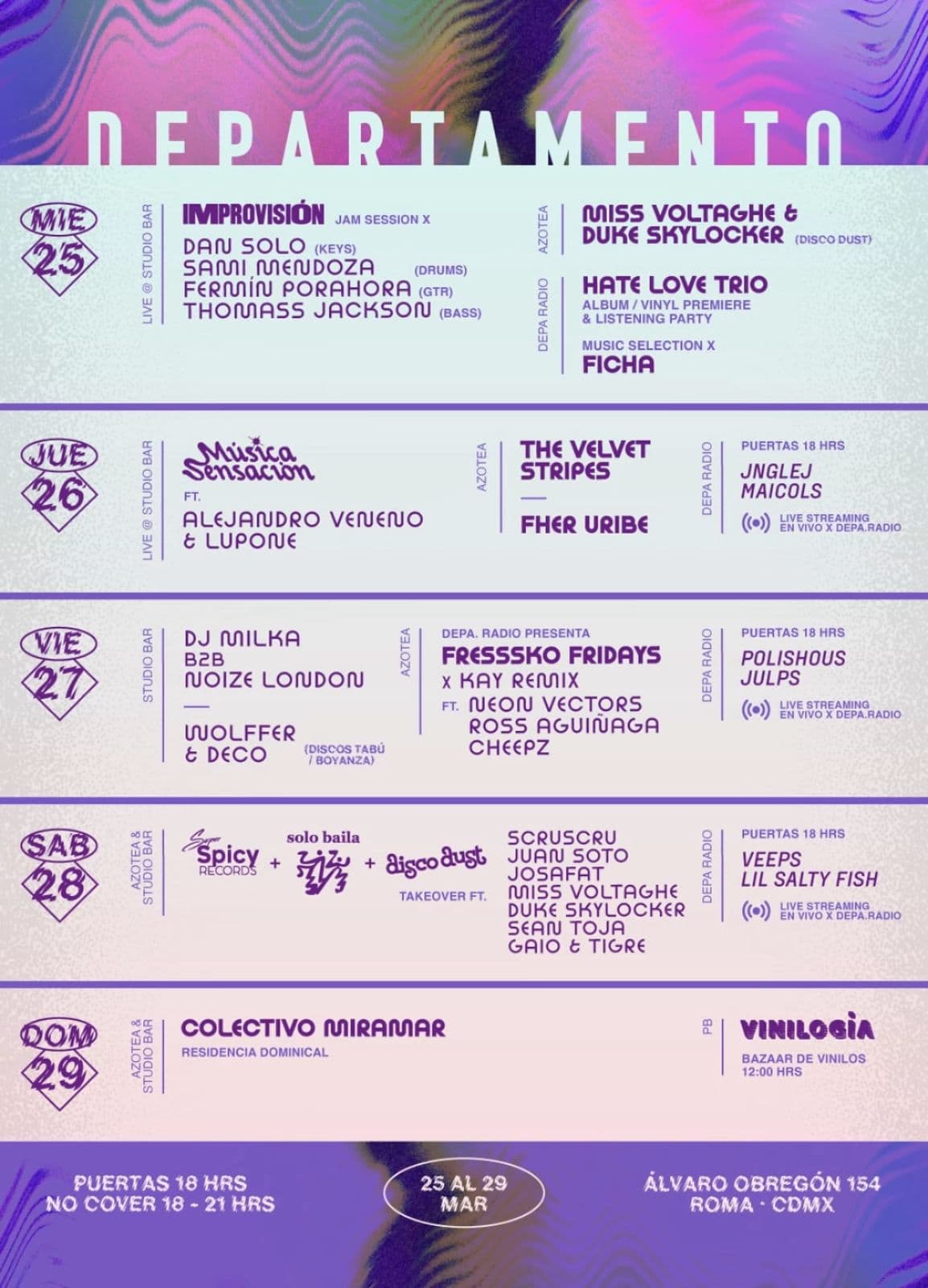 Departamento Programa 25/03/26