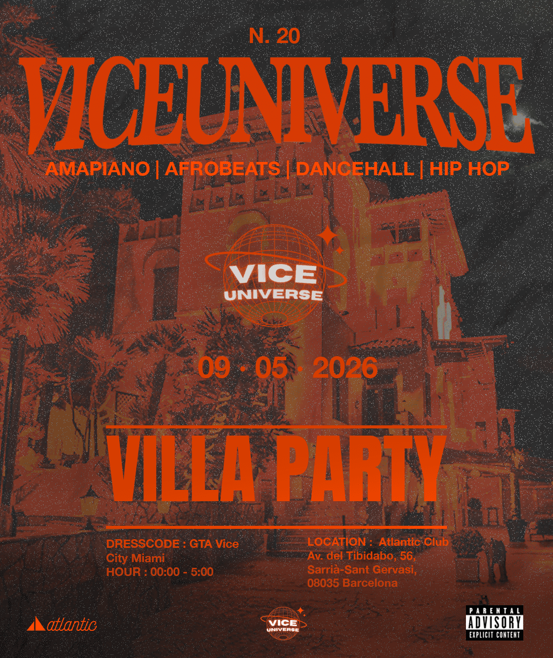VICE 20 <> VILLA TAKEOVER